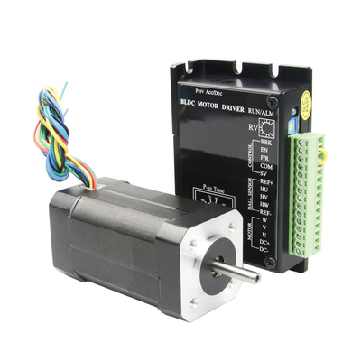 24v 77.5W 42mm স্কয়ার 3 ফেজ BLDC ব্রাশলেস গিয়ার মোটর 4000rpm