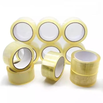BOPP প্যাকিং স্বচ্ছ পরিষ্কার আঠালো টেপ 0.035mm-0.090mm
