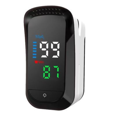 1.5V*2 49.5g Fingertip Pulse Oximeter ABS হার্ট রেট মনিটর ফিঙ্গার ক্লিপ