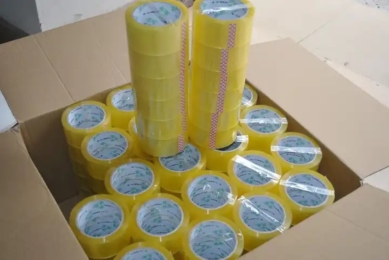 কাস্টম লোগো এক্রাইলিক ক্লিয়ার প্যাকিং টেপ, OEM আঠালো পরিষ্কার টেপ
