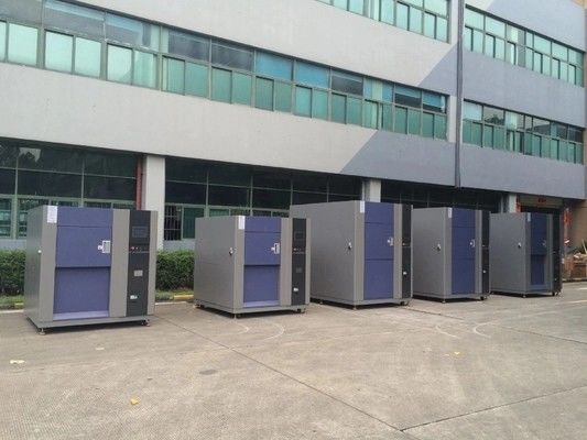 দুই জোন এয়ার টাইপ হট এবং কোল্ড ইমপ্যাক্ট টেস্ট চেম্বার 220V 50Hz