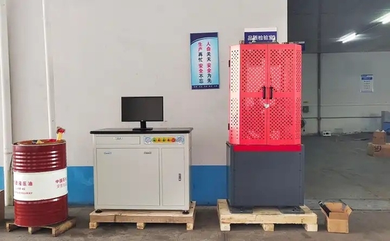 উপাদান সংকোচন পরীক্ষার জন্য 1000kn কম্প্রেসিভ স্ট্রেন্থ টেস্ট যন্ত্রপাতি