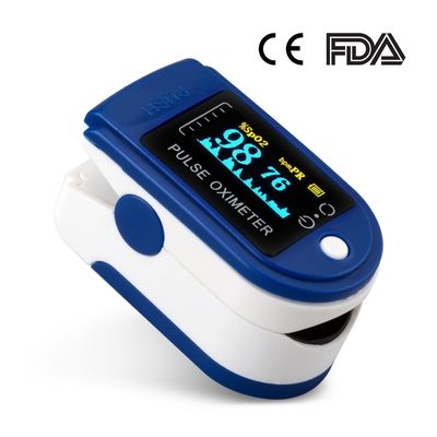 পোর্টেবল 128*64 ABS Fingertip Pulse Oximeter Home Pulse Rate Monitor Oled Display
