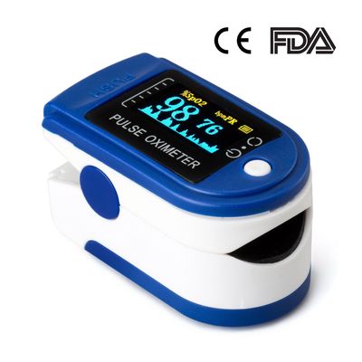 পোর্টেবল 128*64 ABS Fingertip Pulse Oximeter Home Pulse Rate Monitor Oled Display