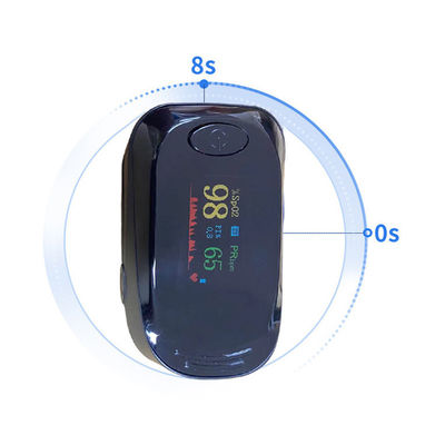 1.5V*2 49.5g Fingertip Pulse Oximeter ABS হার্ট রেট মনিটর ফিঙ্গার ক্লিপ