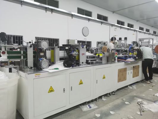220V অতিস্বনক সম্পূর্ণ স্বয়ংক্রিয় অ বোনা মেডিকেল ফেস মাস্ক মেশিন